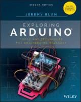 Exploring Arduino: Tools and Techniques for Engineering Wizardry 2nd edition