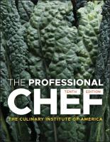 Professional Chef 10th edition