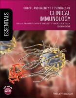 Chapel and Haeney's Essentials of Clinical Immunology 7th edition