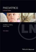 Paediatrics Lecture Notes 10th edition