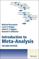 Introduction to Meta-Analysis 2nd edition