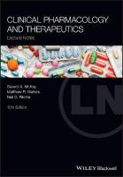 Clinical Pharmacology and Therapeutics 10th edition