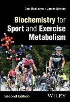 Biochemistry for Sport and Exercise Metabolism 2nd edition