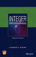 Integer Programming 2nd edition