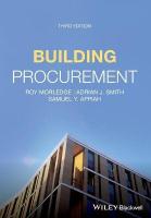 Building Procurement 3rd edition