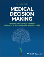 Medical Decision Making 3rd edition