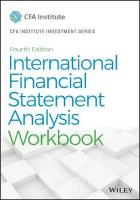 International Financial Statement Analysis Workbook 4th edition