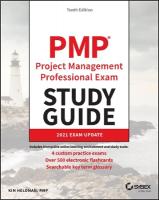 PMP Project Management Professional Exam Study Guide: 2021 Exam Update 10th edition