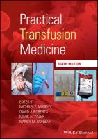 Practical Transfusion Medicine 6th edition