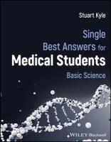 Single Best Answers for Medical Students: Basic Science