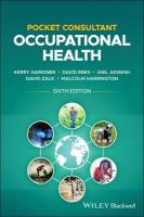 Pocket Consultant: Occupational Health 6th edition
