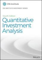 Quantitative Investment Analysis 4th edition