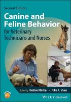 Canine and Feline Behavior for Veterinary Technicians and Nurses 2nd edition