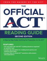 Official ACT Reading Guide 2nd edition