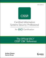 Official (ISC)2 CISSP CBK Reference 6th edition