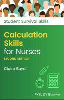 Calculation Skills for Nurses 2nd edition
