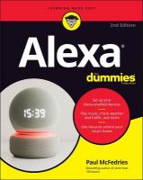 Alexa For Dummies 2nd edition