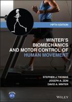 Winter's Biomechanics and Motor Control of Human Movement 5th edition