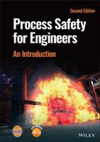 Process Safety for Engineers: An Introduction 2nd edition