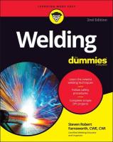 Welding For Dummies 2nd edition