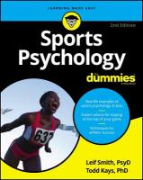 Sports Psychology For Dummies 2nd edition
