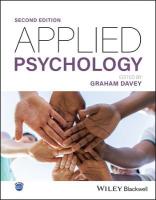 Applied Psychology 2nd edition