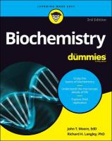 Biochemistry For Dummies 3rd edition