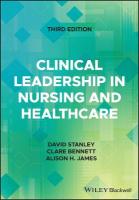 Clinical Leadership in Nursing and Healthcare 3rd edition