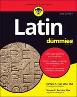 Latin For Dummies 2nd edition
