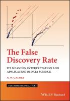 False Discovery Rate: Its Meaning, Interpretation and Application in Data Science