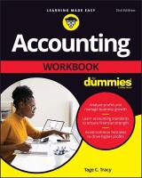 Accounting Workbook For Dummies 2nd edition