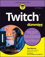 Twitch For Dummies 2nd edition