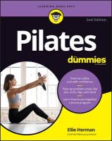 Pilates For Dummies 2nd edition