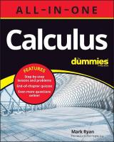 Calculus All-in-One For Dummies (plus Chapter Quizzes Online)