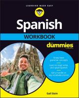 Spanish Workbook For Dummies 2nd edition