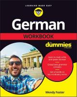 German Workbook For Dummies 2nd edition