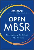 Open MBSR: Reimagining the Future of Mindfulness