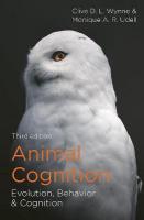 Animal Cognition: Evolution, Behavior and Cognition 3rd edition