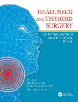 Head, Neck and Thyroid Surgery: An Introduction and Practical Guide