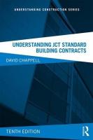 Understanding JCT Standard Building Contracts 10th edition