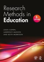 Research Methods in Education 8th edition