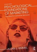 Psychological Foundations of Marketing: The Keys to Consumer Behavior 2nd edition