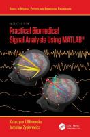 Practical Biomedical Signal Analysis Using MATLAB® 2nd edition