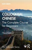 Colloquial Chinese: The Complete Course for Beginners 3rd edition