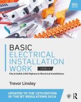 Basic Electrical Installation Work 9th edition