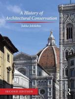 History of Architectural Conservation 2nd edition