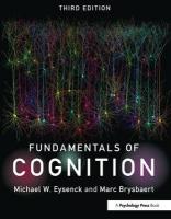 Fundamentals of Cognition 3rd edition