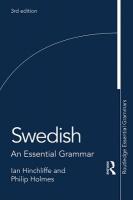 Swedish: An Essential Grammar 3rd edition