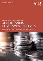Understanding Government Budgets: A Guide to Practices in the Public Service 2nd edition