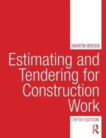 Estimating and Tendering for Construction Work 5th edition